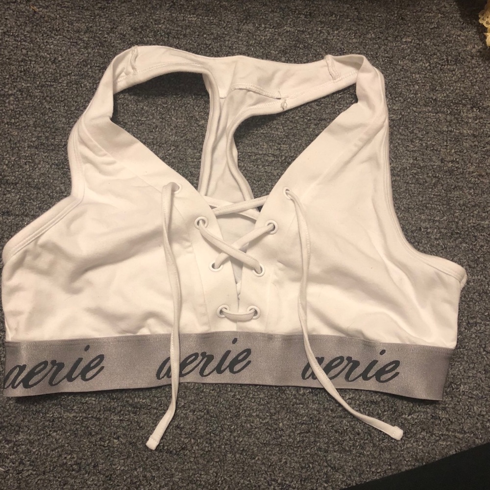 NWOT aerie lace up bralette